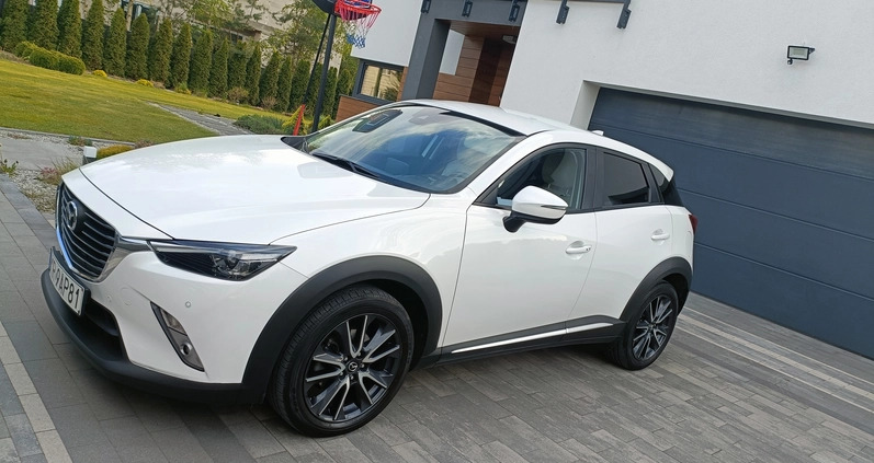 Mazda CX-3 cena 78900 przebieg: 74000, rok produkcji 2017 z Ostrołęka małe 326